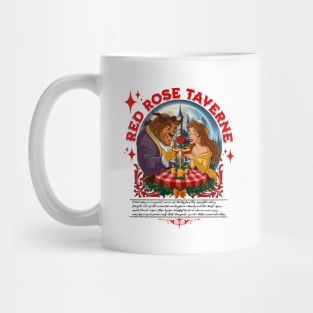 Red Rose Taverne Food and Drink Beauty and Beast Style Mug